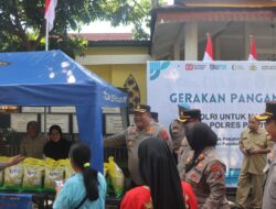 Polres Pasuruan Komitmen Gelar Gerakan Pangan Murah, Siapkan 2 Ton Beras Untuk Warga Sukorejo Dan Tosari