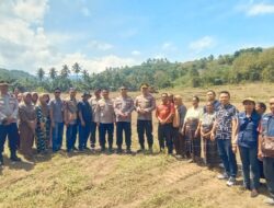 Dukung Program Ketahanan Pangan Nasional, PJU Polda NTT Cek Kesiapan Lahan Di Desa Embundoa