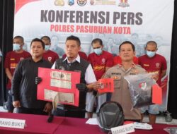 Polres Pasuruan Kota Berhasil Amankan 6 Tersangka Komplotan Curanmor Beraksi Di 16 TKP