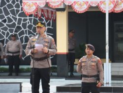Siap Amankan Tour de Entete, Polres Ende Melaksanakan Upacara Gelar Pasukan Operasi Tour de Entete Turangga 2025
