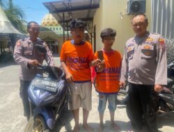 Polsek Kenjeran Amankan Dua Pelaku Curas Beraksi Di Jembatan Kedinding Lor Surabaya