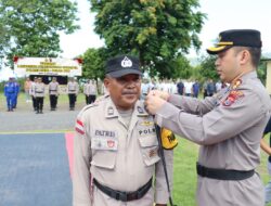 Kapolres Ende Pimpin Upacara Launching Pengukuhan Pamapta Polres Ende