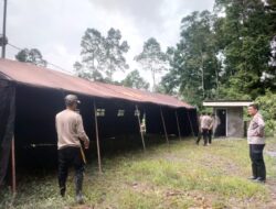 Polres Lumajang Dirikan Tenda Darurat Tanggap Bencana Erupsi Gunung Semeru