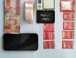 Satresnarkoba Polres Gresik Ringkus Pemuda Pengedar Sabu Di Wringinanom, Sita 9,1 Gram