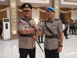 Serah Terima Jabatan Kapolres Gresik, AKBP Ramadhan Nasution Gantikan AKBP Rovan Richard Mahenu
