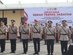 Polres Pelabuhan Tanjung Perak Gelar Sertijab, PJU Dan Kapolsek Asemrowo Berganti