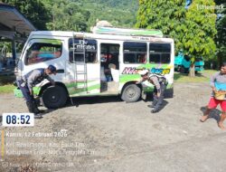 Sasar Terminal Dan Jalan Protokol, Satlantas Polres Ende Gencarkan Edukasi Keselamatan Berlalulintas