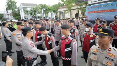 Apel Operasi Ketupat 2026 Di Surabaya, 161 Ribu Personel Gabungan Siap Amankan Mudik Lebaran