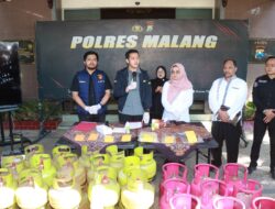 Polres Malang Bongkar Sindikat Pengoplos LPG Bersubsidi Di Kepanjen