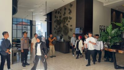 Kapolsek Selaparang Pimpin Pengamanan Rakorwil dan Pelantikan PSI NTB Di Hotel Lombok Astoria