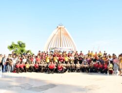 Polda NTT Gelar Bhakti Sosial Di Wisata Pantai Lasiana, Wujudkan Gerakan ASRI Bersama Masyarakat