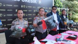 Kapolres Gresik Ungkap Lima Kasus Kejahatan, Korban Bersyukur Motor Dan Barang Berharga Kembali