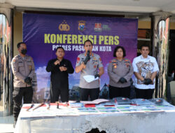 Polres Pasuruan Kota Amankan 4 Tersangka Pengeroyokan Remaja Di GOR Untung Suropati