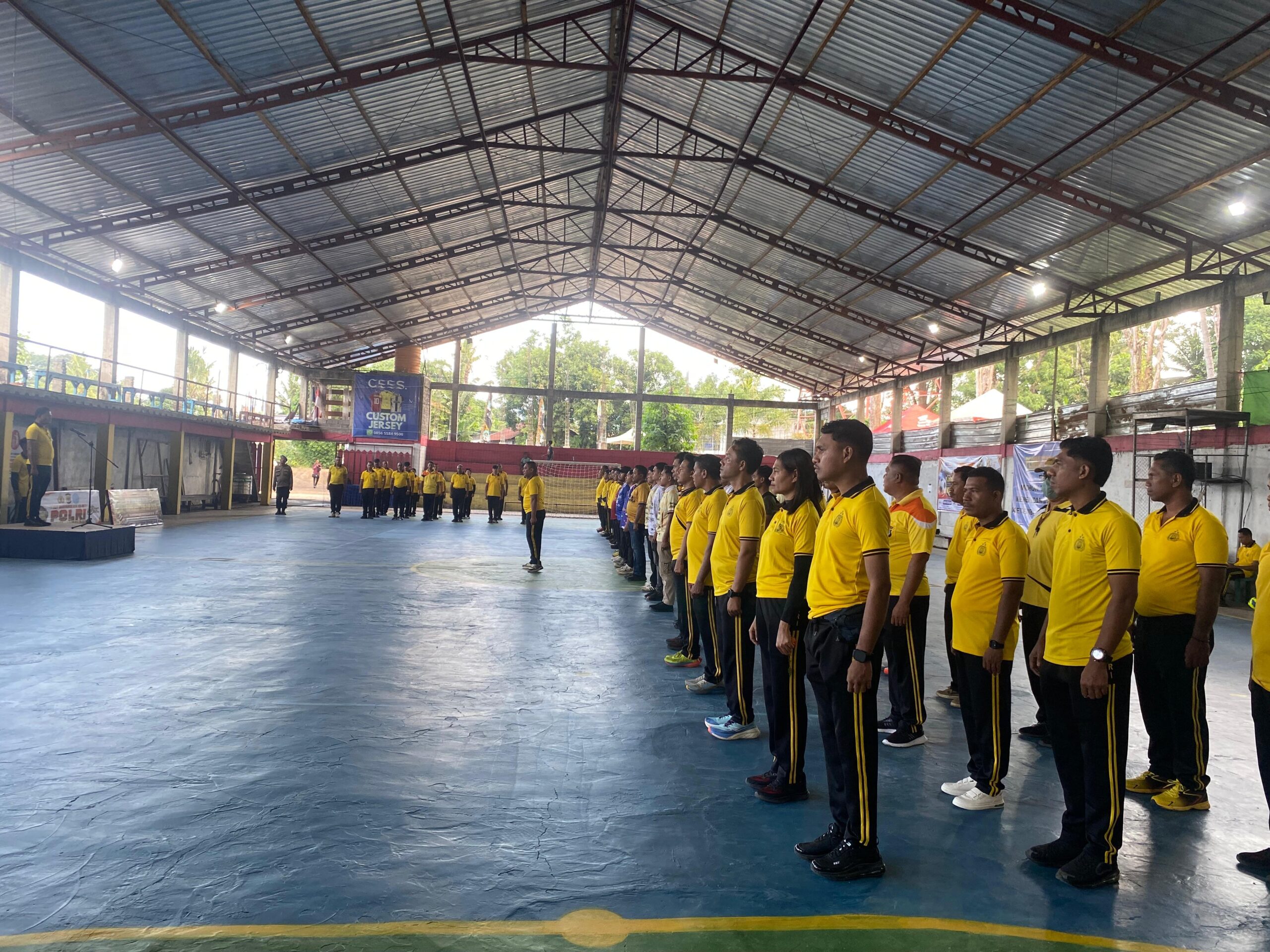 Memperingati Hari Bhayangkara ke-80, Polres Ende Polda NTT Buka Turnamen Futsal Piala Kapolres Ende Cup 2026