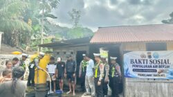 Polres Ende Polda NTT Salurkan 15.000 Liter Air Bersih Untuk Warga Onekore Lewat Polantas Menyapa Di Hari Bhayangkara ke-80