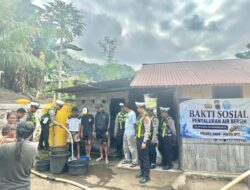 Polres Ende Polda NTT Salurkan 15.000 Liter Air Bersih Untuk Warga Onekore Lewat Polantas Menyapa Di Hari Bhayangkara ke-80