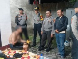 Polsek Mataram Sigap Evakuasi ODGJ Mengamuk Di Punia, Istri Dan Anak Diselamatkan Lebih Dulu