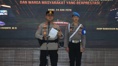 Kapolres Gresik Beri Penghargaan kepada 27 Personel Berprestasi, Pengungkap BBM Ilegal Hingga Narkoba