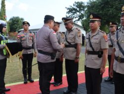 Pimpin Sertijab, Kapolres Ende Polda NTT Tekankan Soliditas Personel dan Ingatkan Jabatan Adalah Amanah