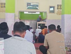 Jadi Khatib dan Imam di Masjid Al-Furqan, Kapolsek Ende Imbau Warga Jauhi Miras dan Judi