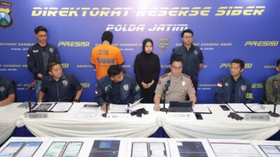 Polda Jatim Bongkar Peretasan 260 Website, Tersangka Jual Domain Untuk Promosi Judi Online