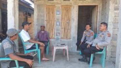 Hadirkan Rasa Aman, Kapolsek Maurole Sambangi Tokoh Masyarakat Di Dusun Detuwane