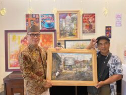 Merawat Peradaban, Mengisi Kemerdekaan: Lutfi Satako Gelar Pameran Lukisan Tunggal dan Sesi Sketsa Langsung di Quds Royal Hotel Surabaya