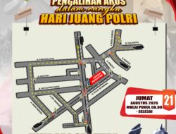 Pengalihan Arus Hari Juang Polri 18–19 Agustus 2026, Cek Rute Alternatifnya!