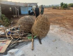 Polsek Sidayu Tertibkan Lokasi Diduga Jadi Tempat Judi Sabung Ayam Di Gresik
