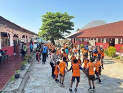 Polwan Polres Ende Polda NTT Gelar Trauma Healing, Keceriaan Siswa SD Inpres Tetandara Pecah
