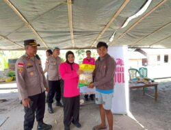 Ibu Ketua Umum Bhayangkari Salurkan Bantuan Sosial dan Layanan Kesehatan untuk Korban Gempa di Ende