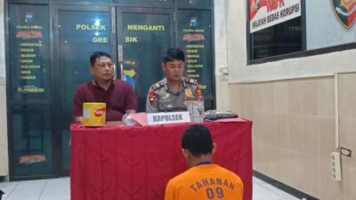 Polsek Menganti Ungkap Pencurian Rp 40 Juta Di Toko Bangunan, Residivis Dibekuk Di Lakarsantri