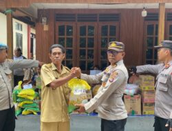 Lurah Rewarangga Selatan Apresiasi Bantuan Sembako Dari Polres Ende Dan Bhayangkari
