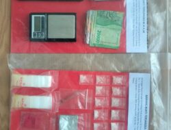 Satresnarkoba Polres Gresik Bongkar Peredaran Sabu, 15 Klip Seberat 7,356 Gram Diamankan