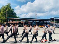 Asah Keterampilan dan Kesiapan Personel, Sat Samapta Polres Ende Polda NTT Gelar Latihan Dalmas