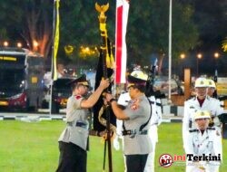 Penyerahan Pataka Catya Turangga Wira Sakti Tandai Pergantian Kepemimpinan Polda NTT