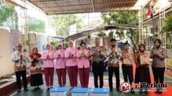Menebar Inspirasi Menguatkan Dedikasi: Kunjungan Kapolres Pelabuhan Tanjung Perak Di SMP Kemala Bhayangkari 8 Surabaya