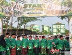 Diikuti Delapan Ribuan Peserta, Jalan Sehat PCNU Bojonegoro Berlangsung Meriah